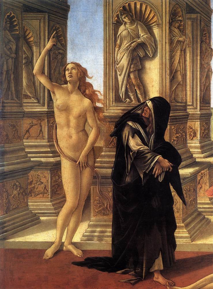 Laster van Apelles door Sandro Botticelli