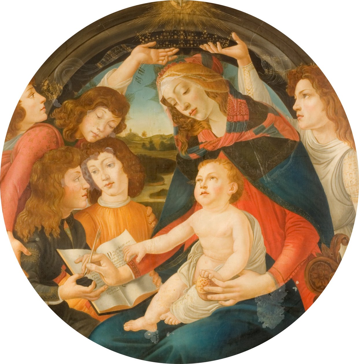 Madonna van de Magnificat door Sandro Botticelli