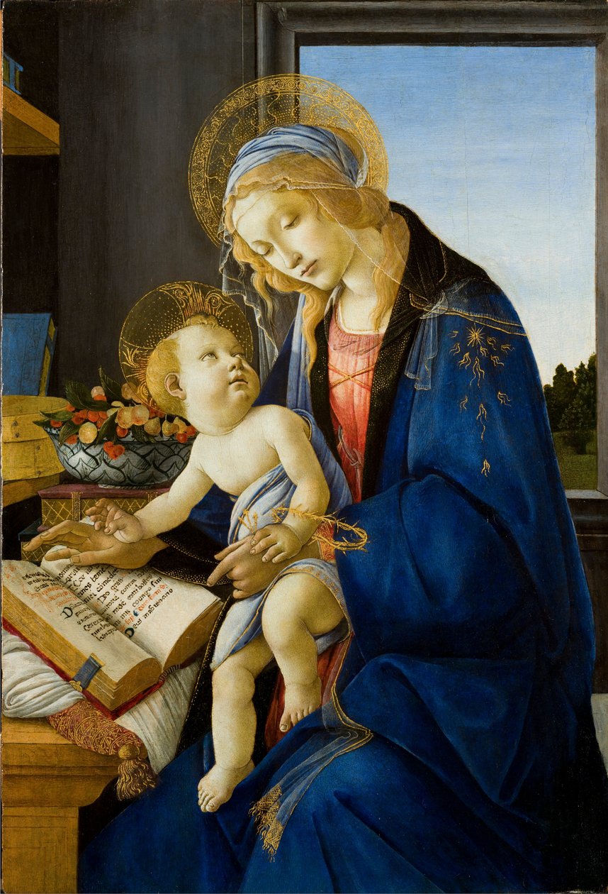 De Maagd en het Kind door Sandro Botticelli