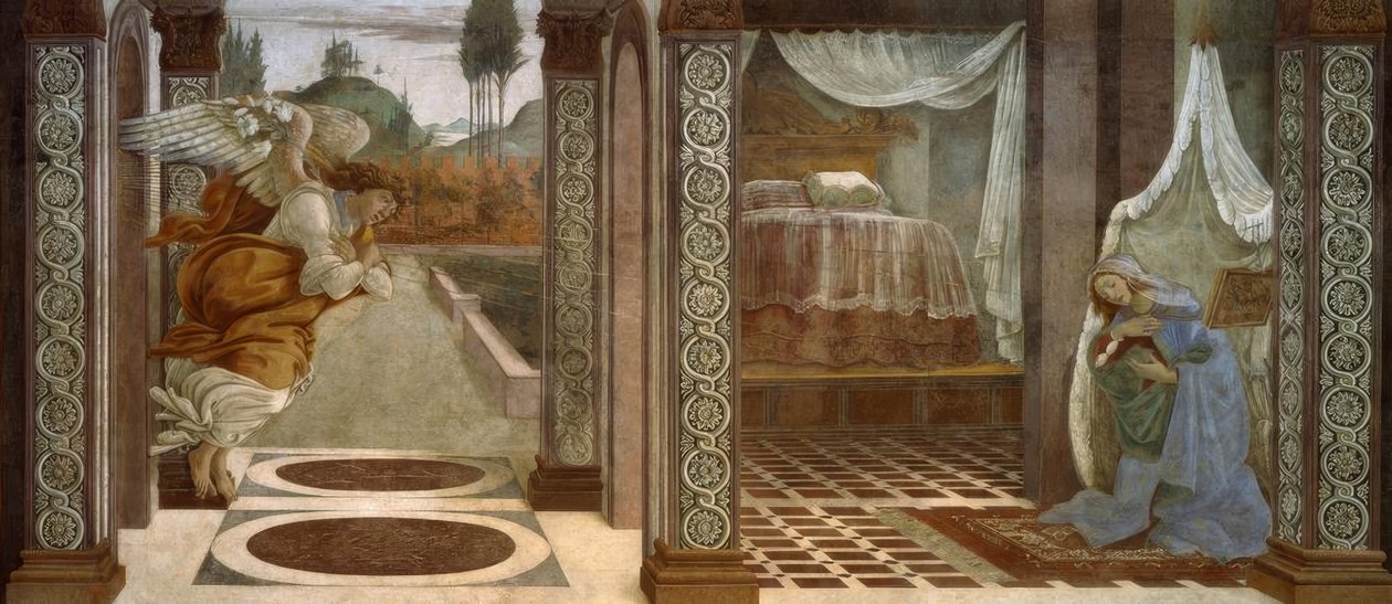Aankondiging van S. Martino door Sandro Botticelli