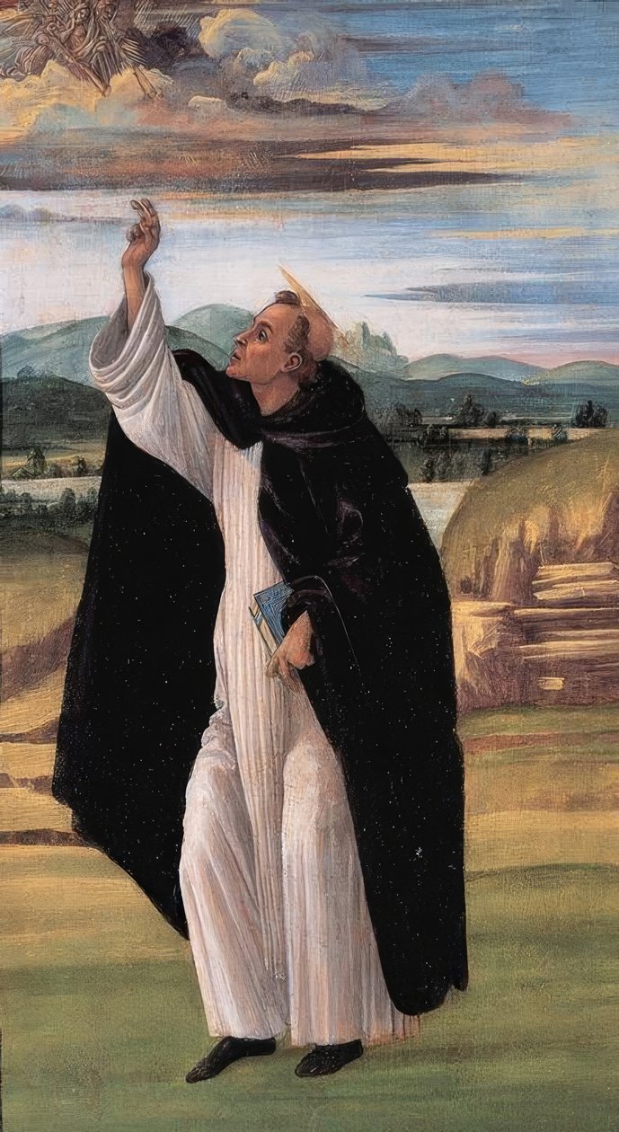 De heilige Dominicus door Sandro Botticelli