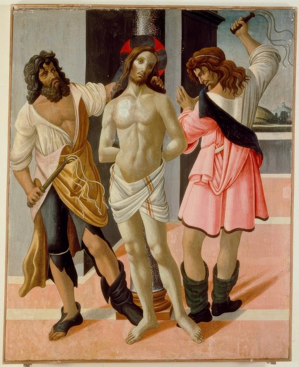 Geseling van Christus door Sandro Botticelli