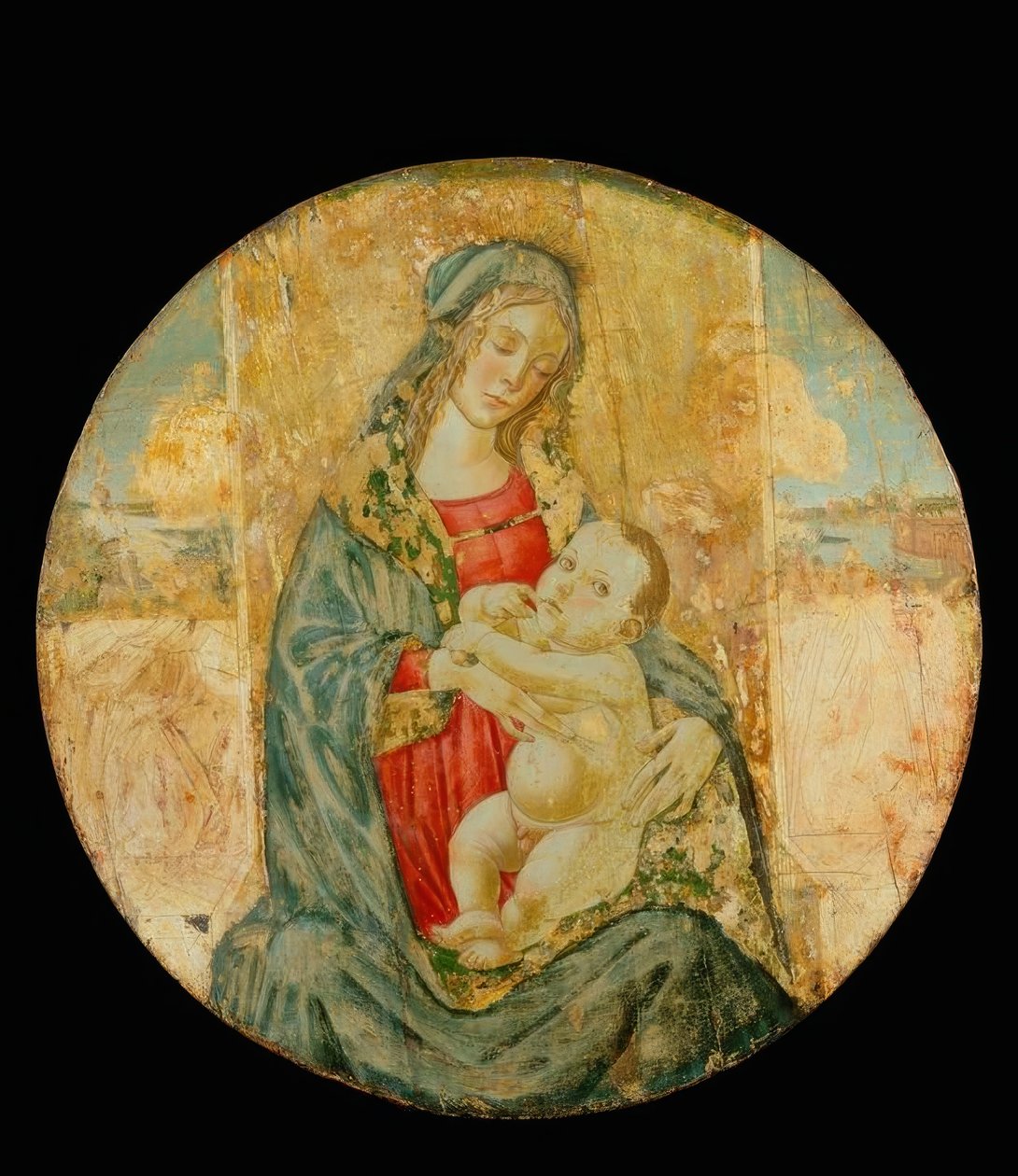 Maria met kind door Sandro Botticelli
