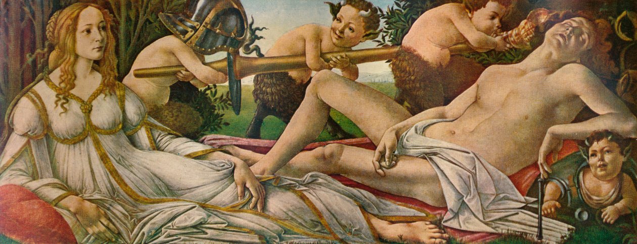 Mars en Venus, ca. 1485, 1911 door Sandro Botticelli