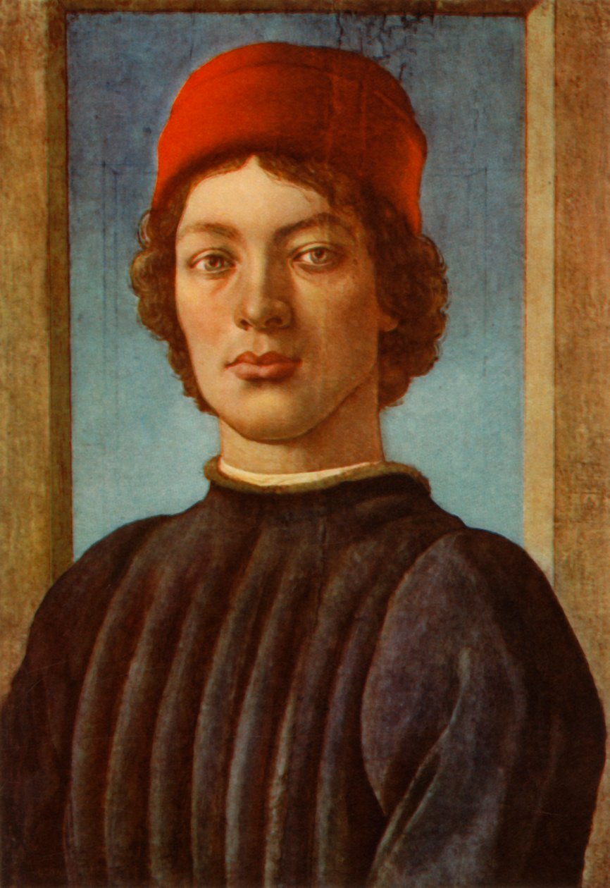 Portret van een Jongeling, c1485, 1937 door Sandro Botticelli