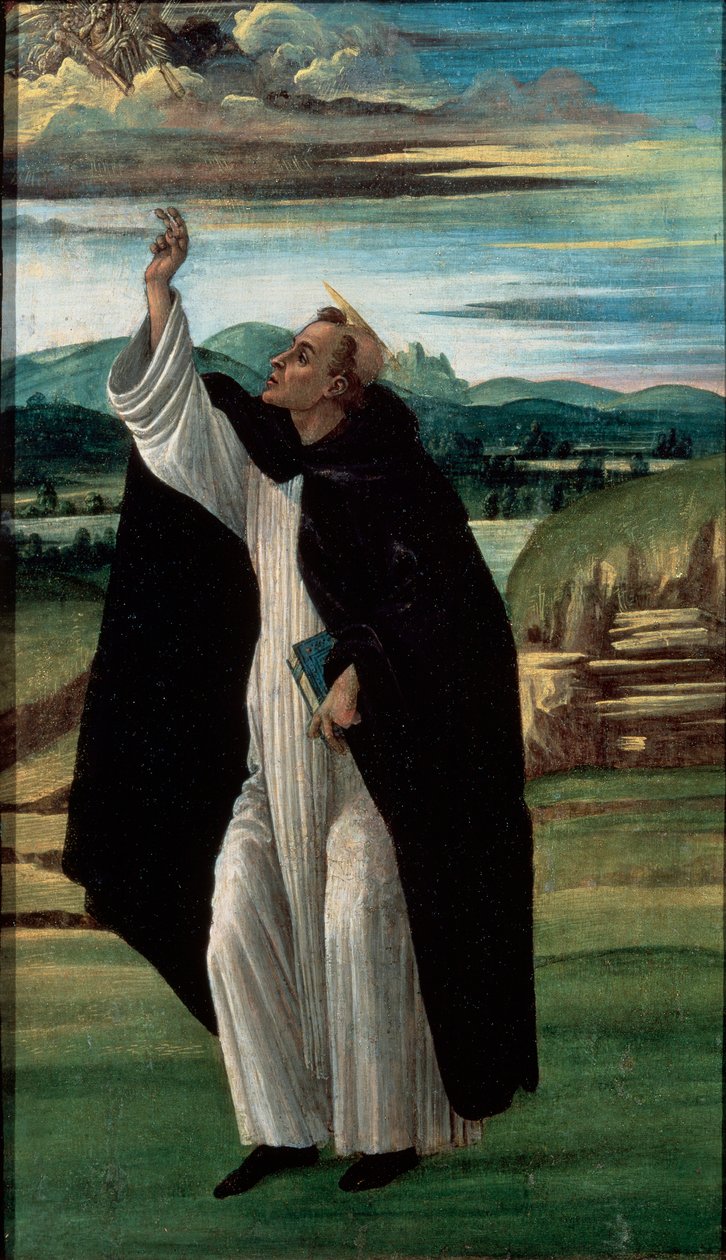 Sint Dominicus door Sandro Botticelli
