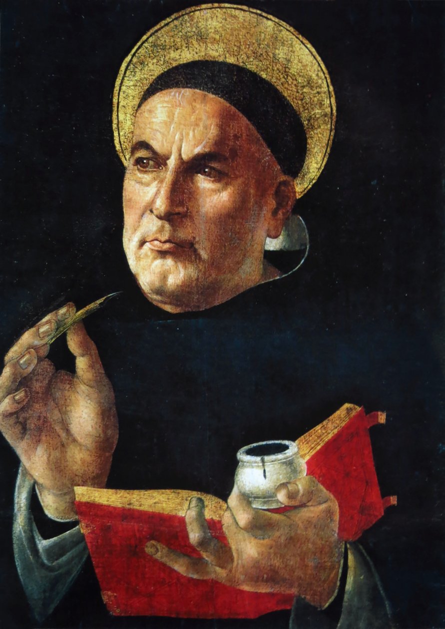 Sint Thomas van Aquino door Sandro Botticelli