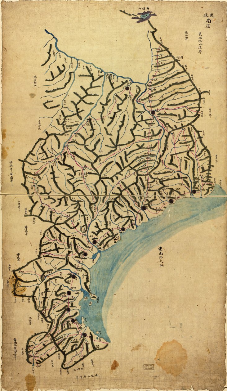 Chosŏn chido. LOC 83675009-6 door Sang Gi Chŏng