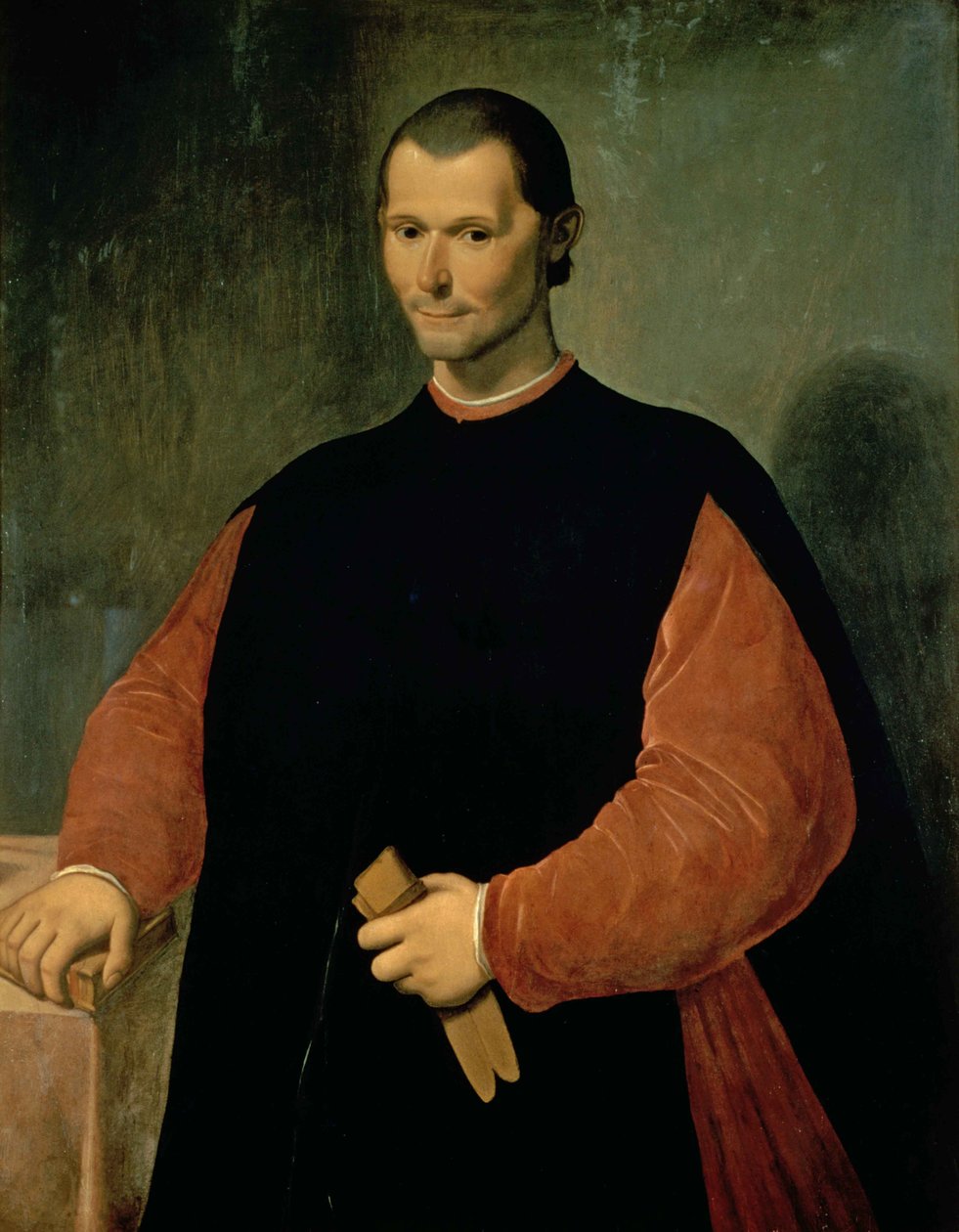 Portret van Niccolo Machiavelli (1469-1527) door Santi di Tito