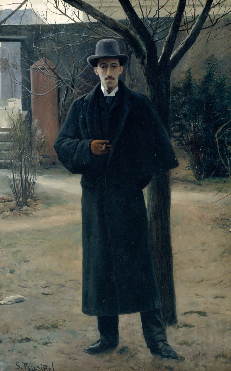 Portret van Miquel Utrillo door Santiago Rusiñol