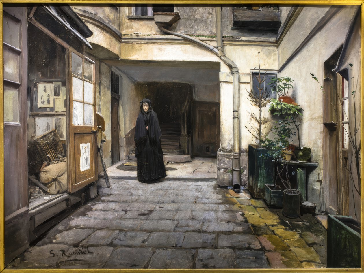 Het pandjeshuis door Santiago Rusiñol
