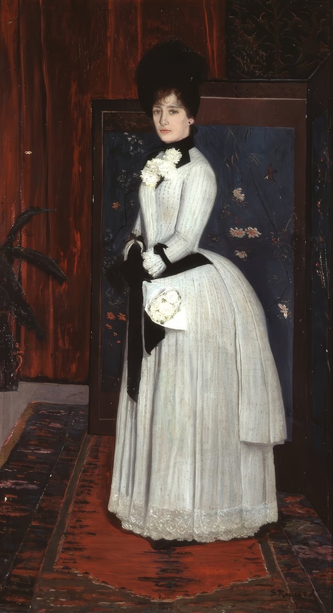 Juffrouw Lluïsa Denís door Santiago Rusiñol