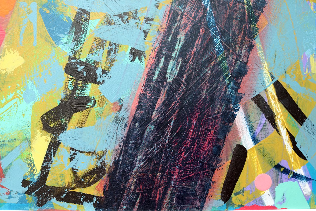 abstract 5 door Sara Hayward