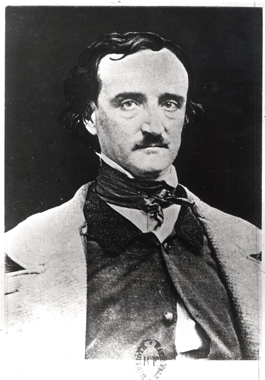 Portret van Edgar Allan Poe (1809-49) door Sarah Ellen Whitman