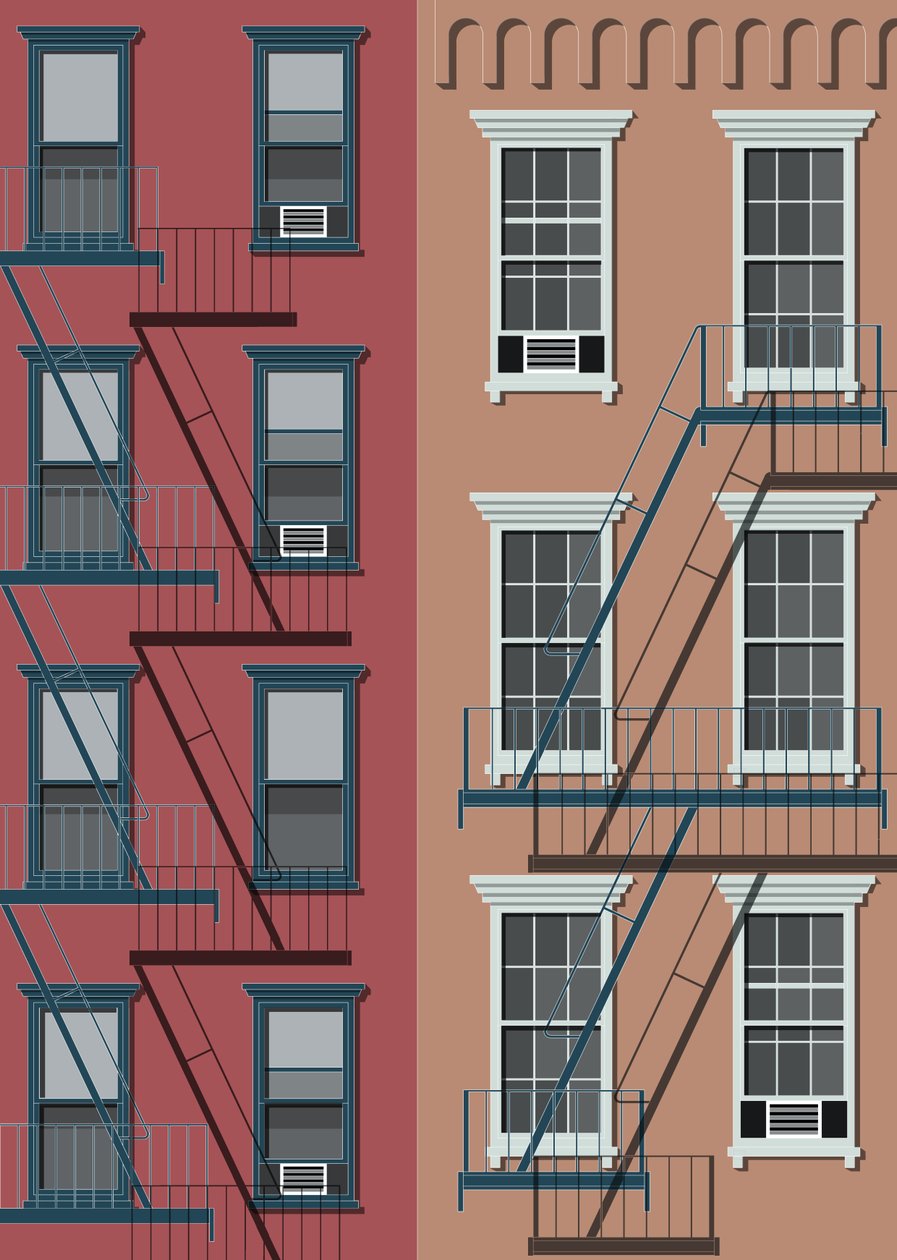 Stadshuis New York, 2017 (digitaal) door Sarah Evans