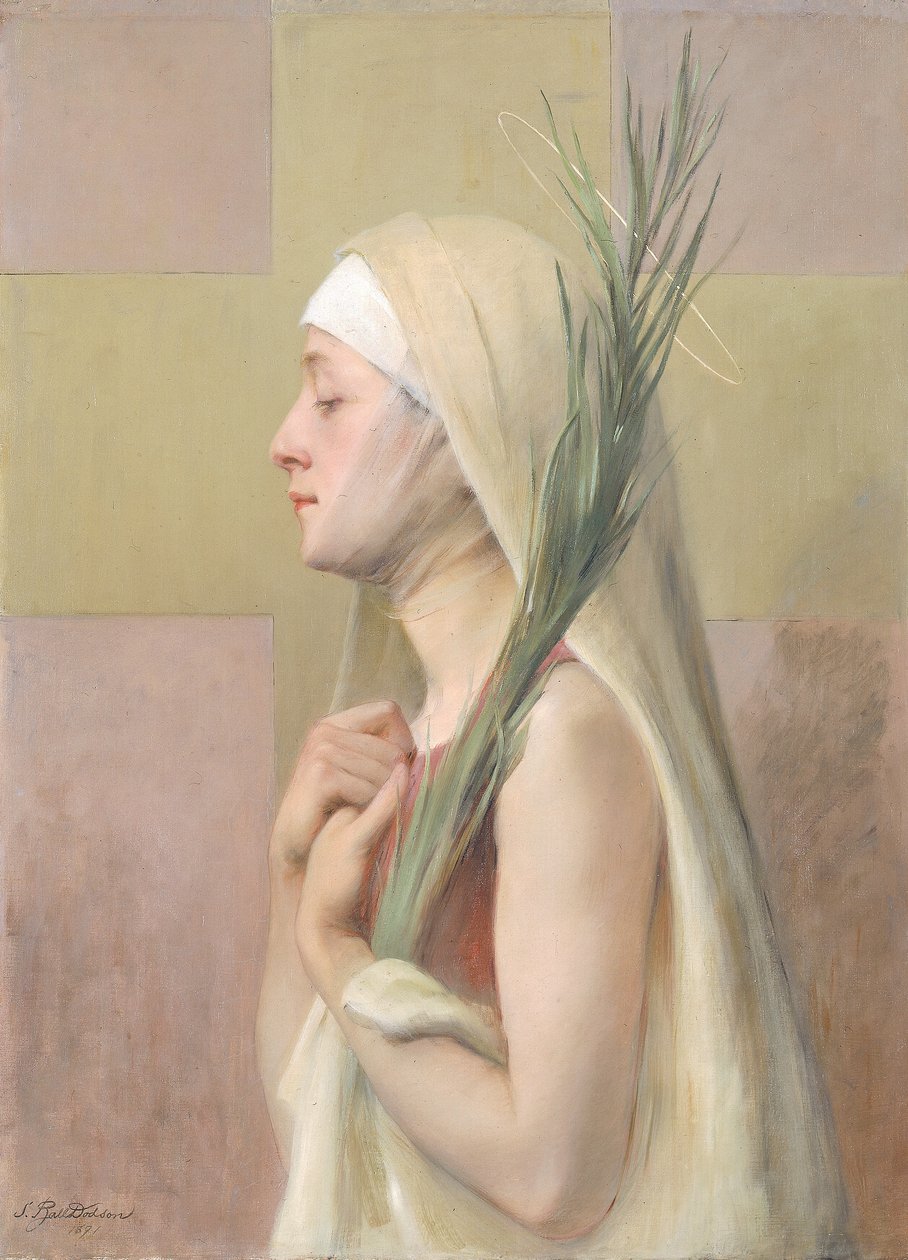 Une Martyre (Sint Thechla) door Sarah Paxton Ball Dodson