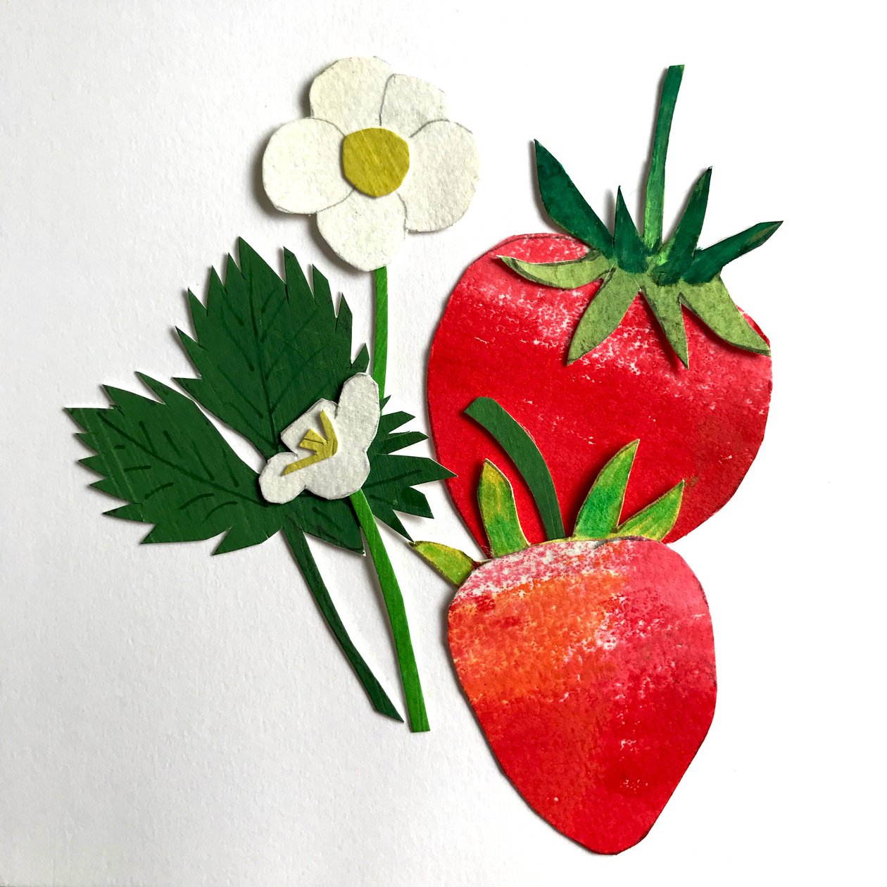 Aardbeien door Sarah Thompson Engels