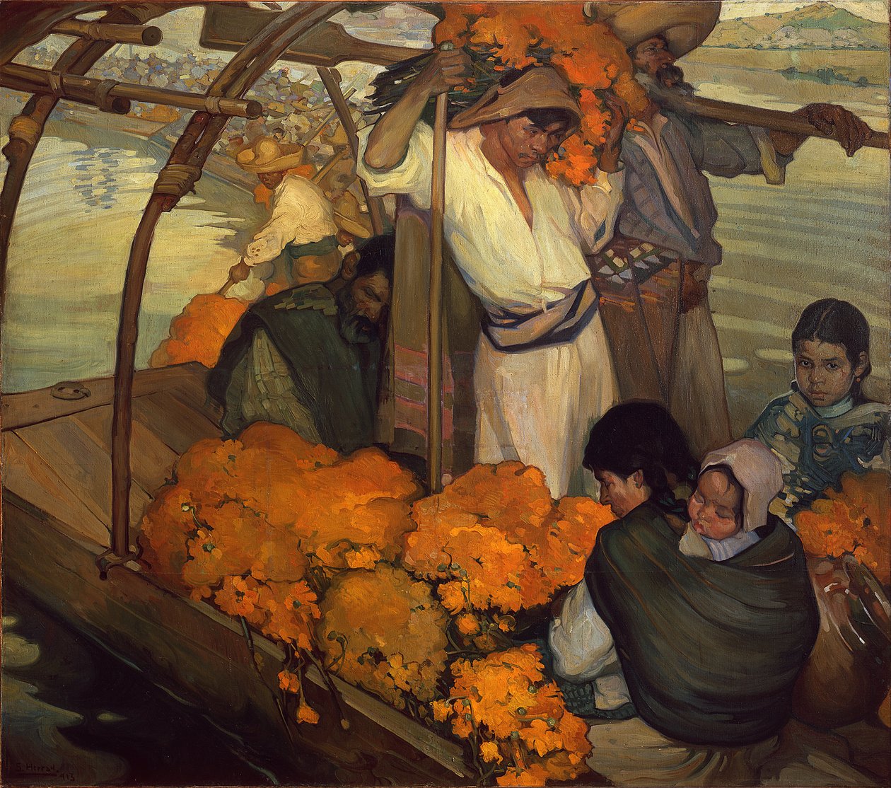 Het offer door Saturnino Herrán