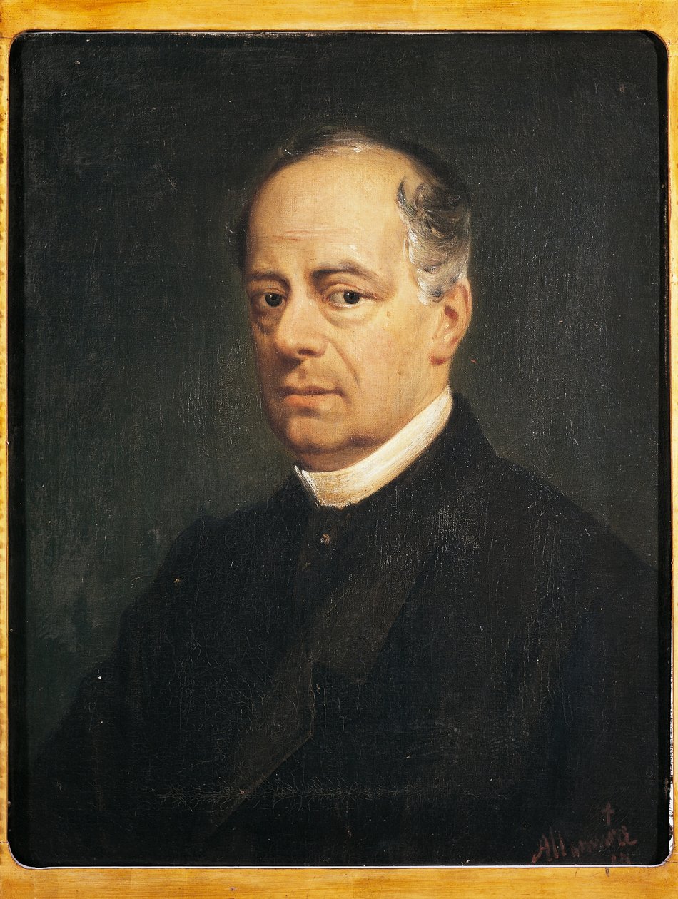 Portret van Carlo Poerio (Napels) door Saverio Altamura
