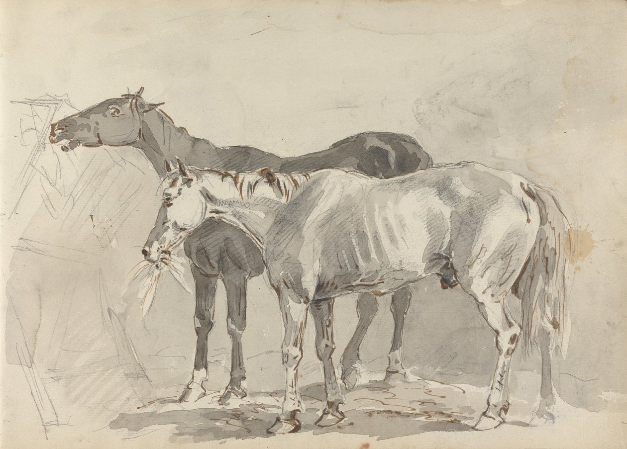 Schetsboektekening door Sawrey Gilpin