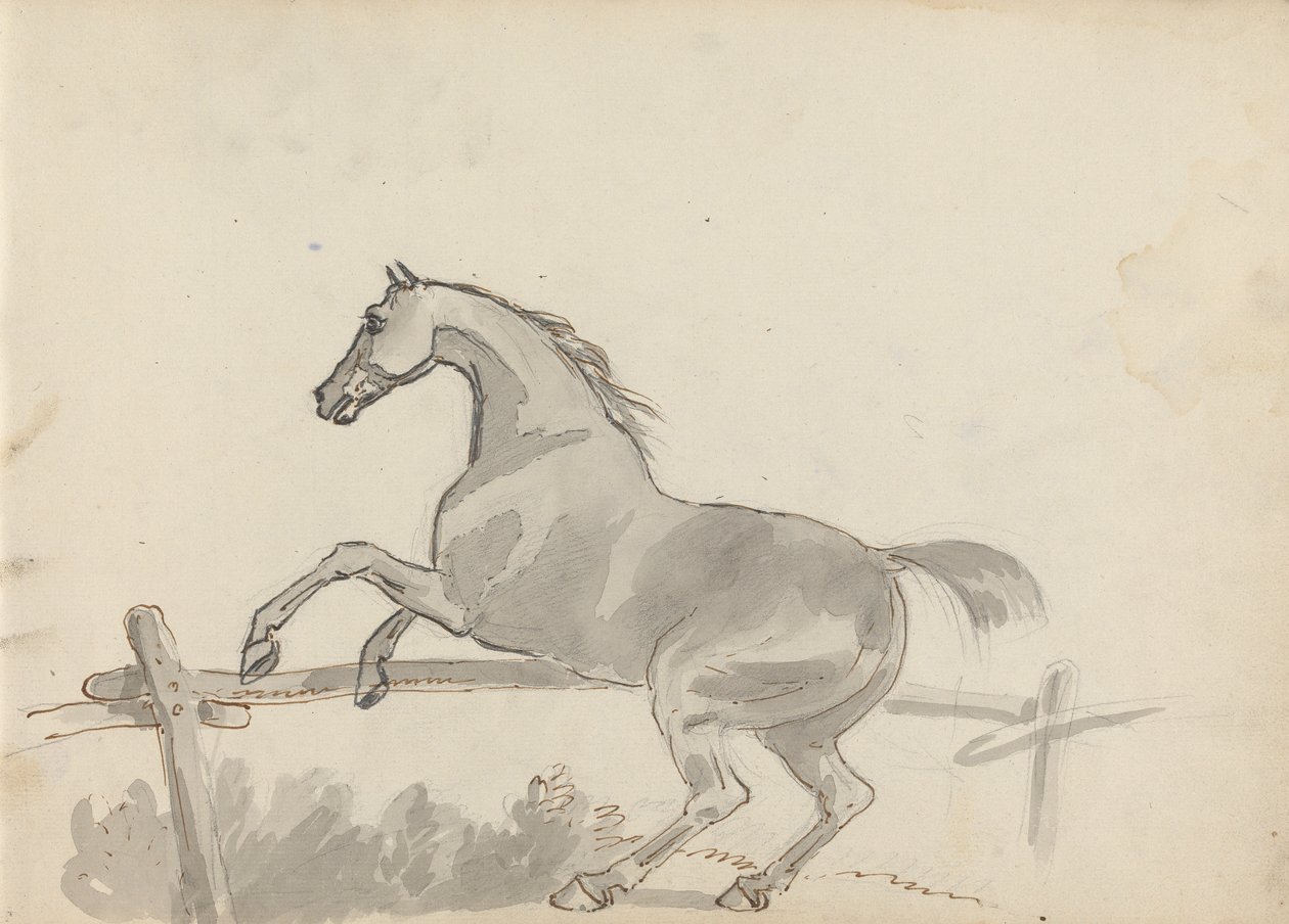 Schetsboektekening door Sawrey Gilpin