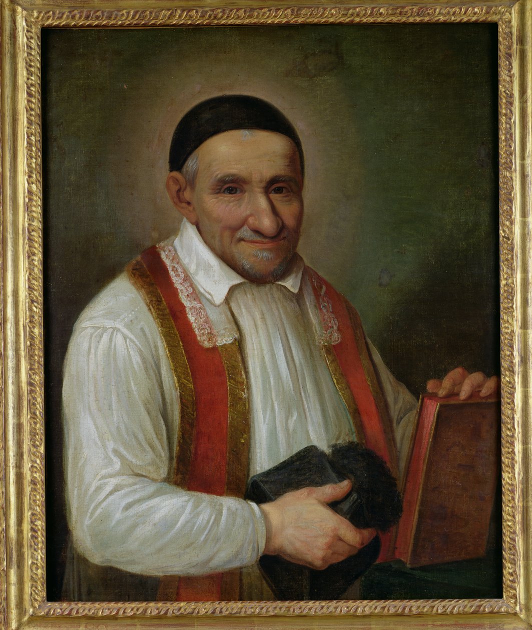 St. Vincent de Paul (1581-1660) 1649 door Sébastien Bourdon