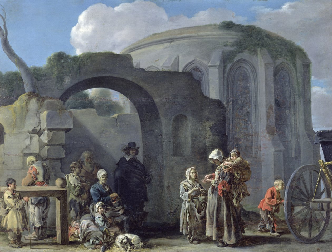 De bedelaars door Sébastien Bourdon