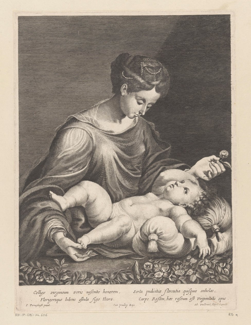 Maria met Kind door Sébastien Vouillemont
