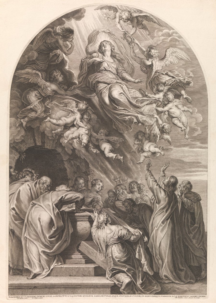 Hemelvaart van Maria door Schelte Adamsz. Bolswert