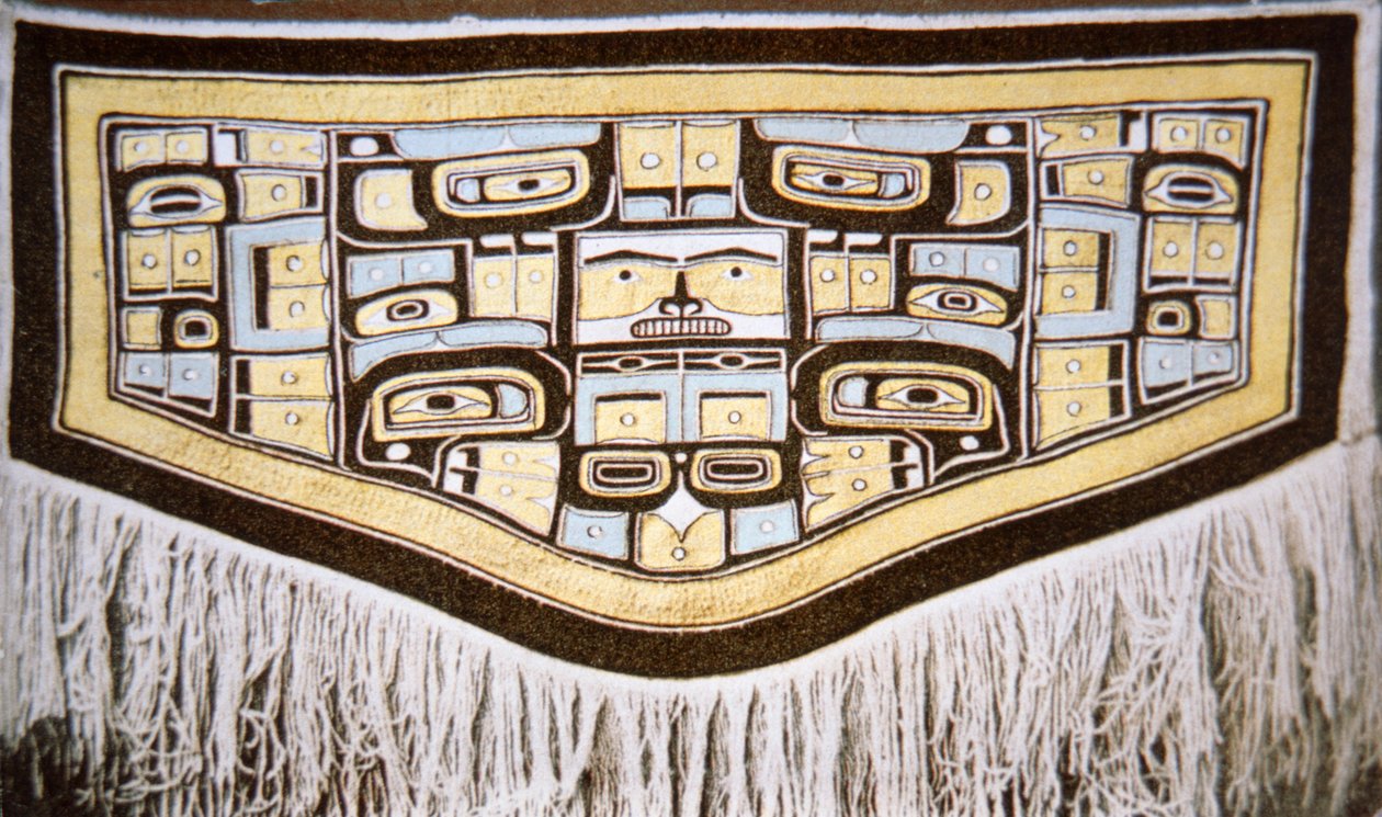 Chilkat Deken, Tlingit Stam door School American