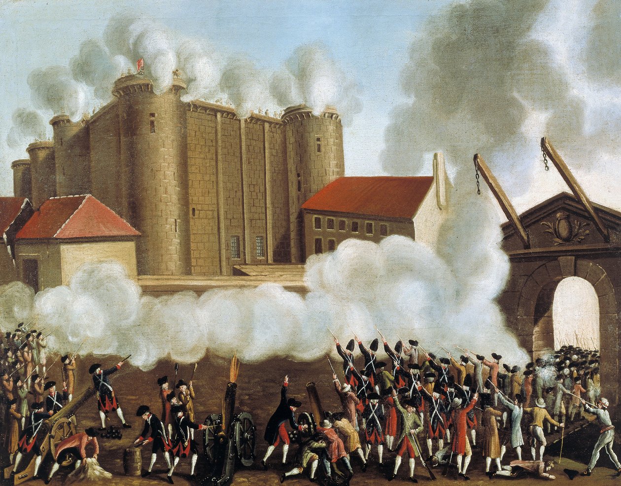 Inname van de Bastille, Parijs door School French