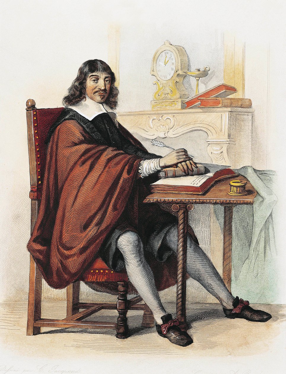 René Descartes door School French