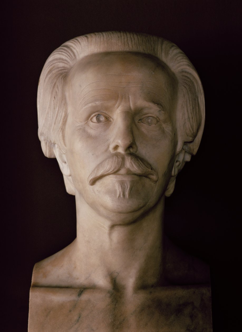 Buste van Karl May door School German