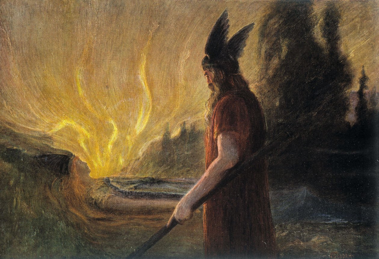 God Odin, Duitse afbeelding door School German