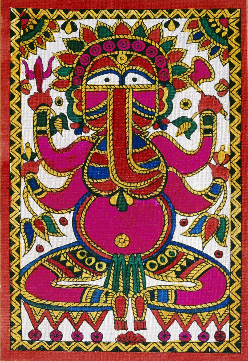 Olifantengod Ganesh door School Indian