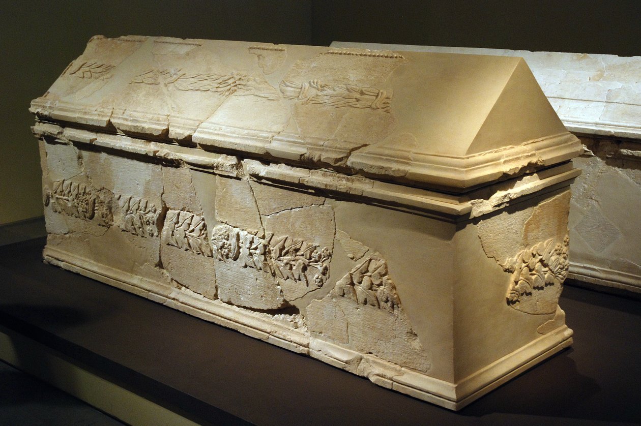 Sarcophagus, Herodium door School Levantine