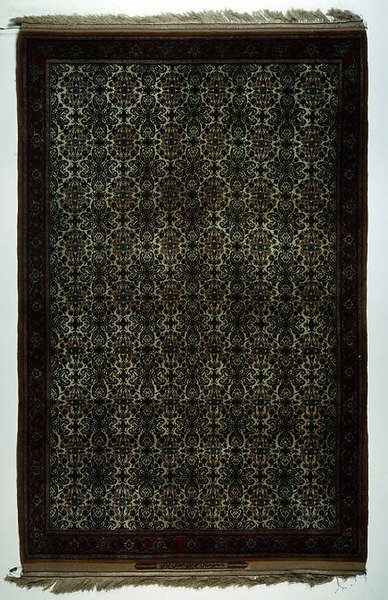 Isfahan tapijt met inscriptie cartouche door School Persian