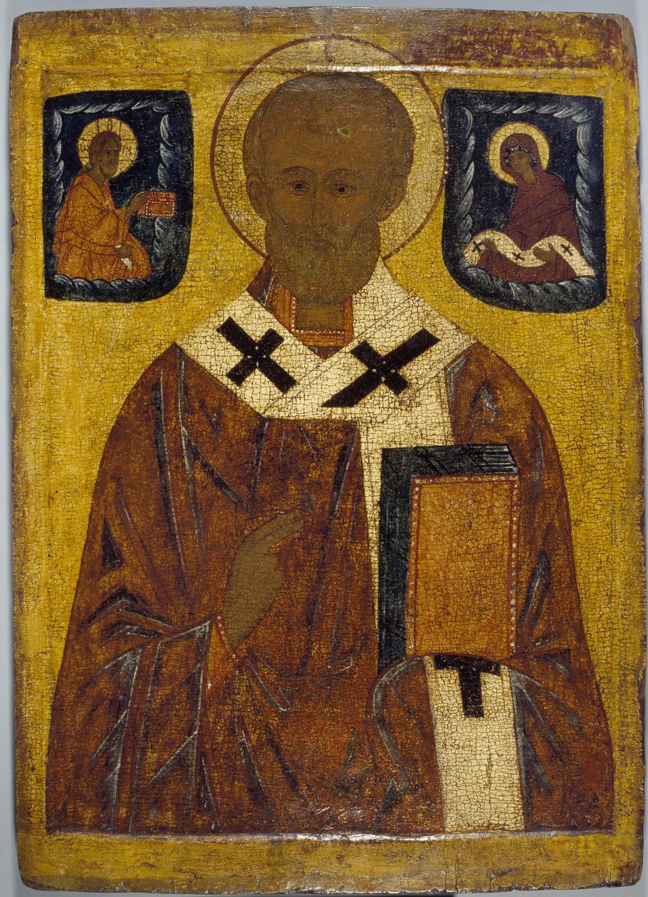 Icoon van St. Nicolaas door School Russian
