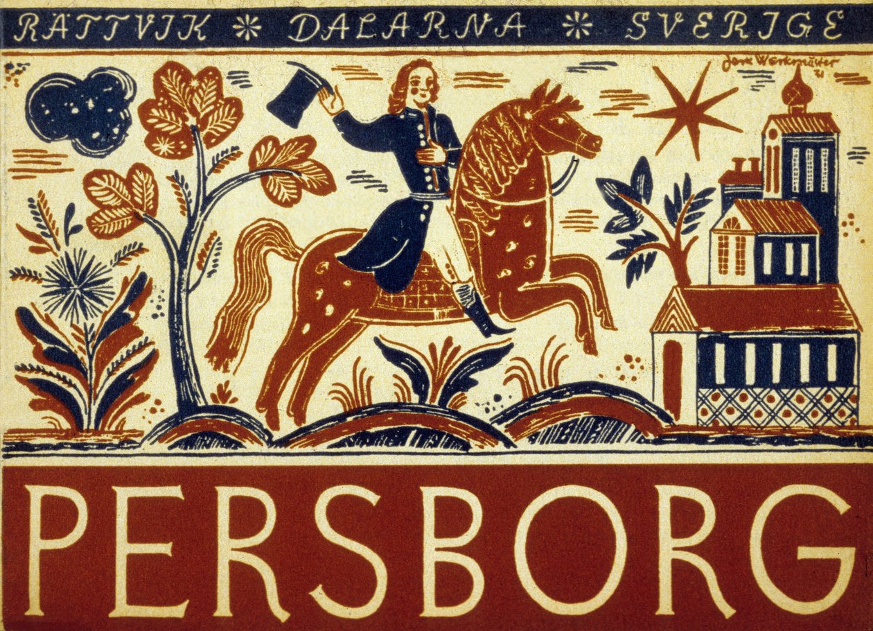 Zweedse toerismeposter door School Swedish