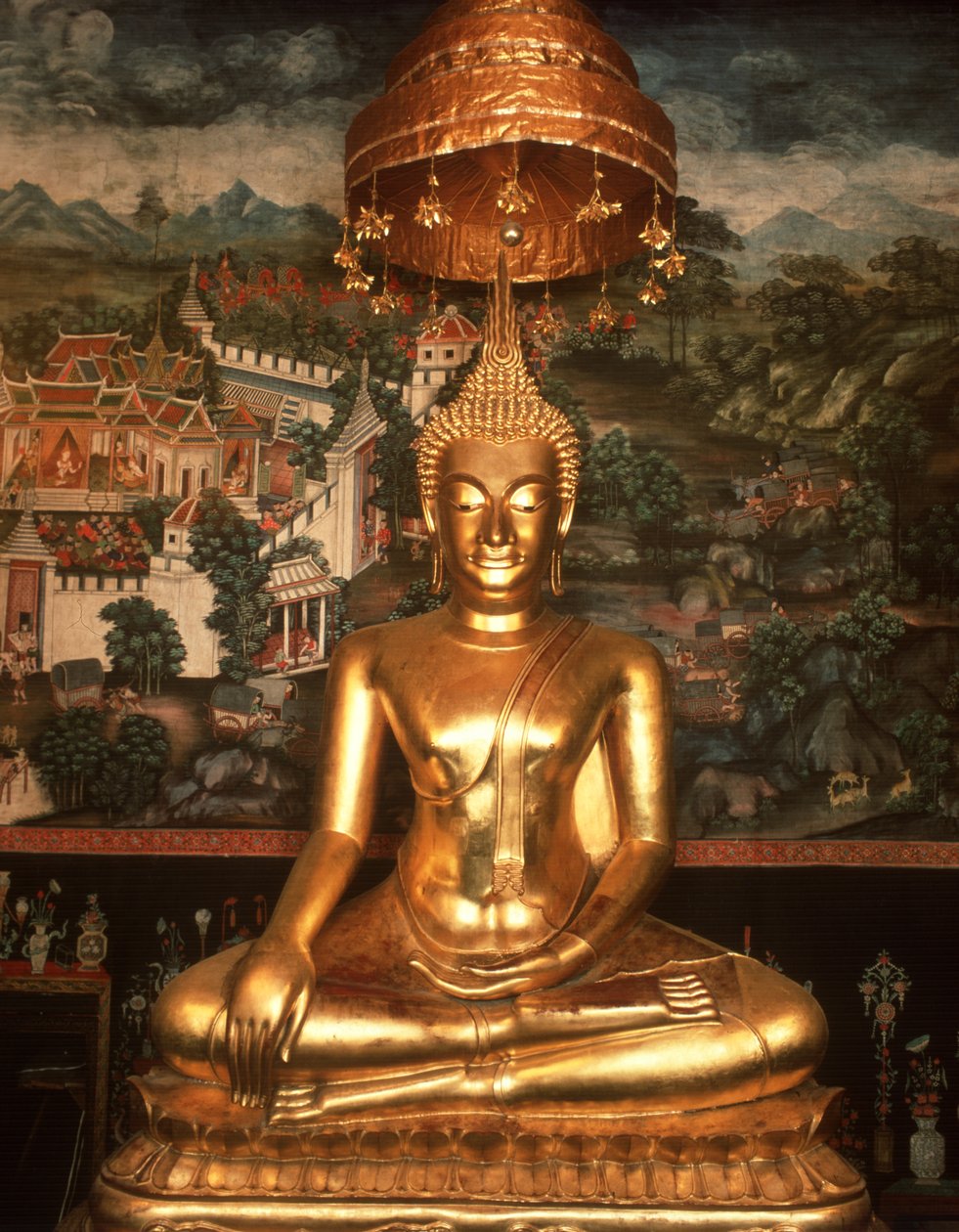 Phra Buddha Sassada (brons) door School Thai