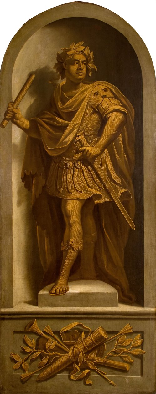 Een krijger, 1710 door School of Godfrey Kneller