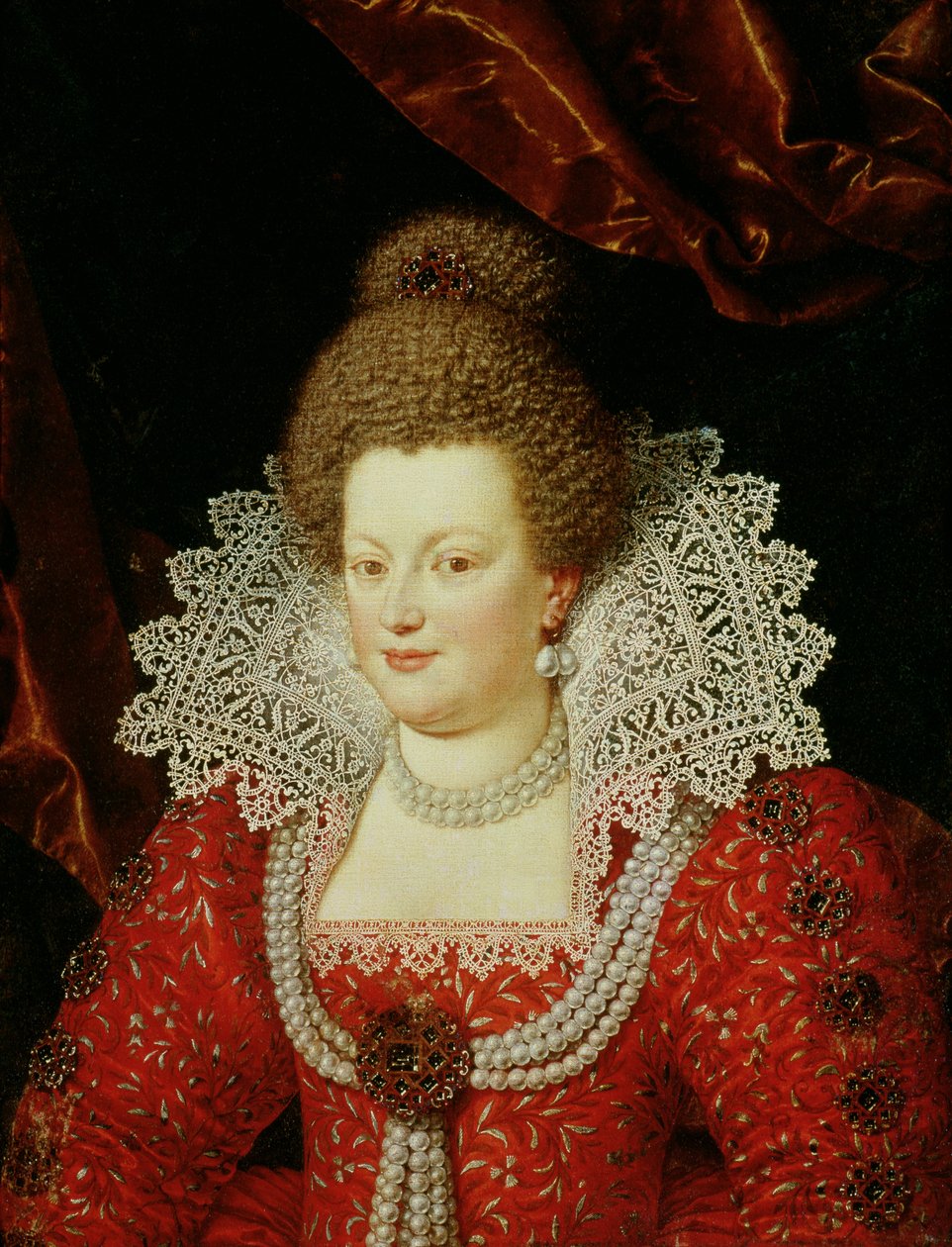 Portret van Marie de Medici (1573-1642) door Scipione Pulzone