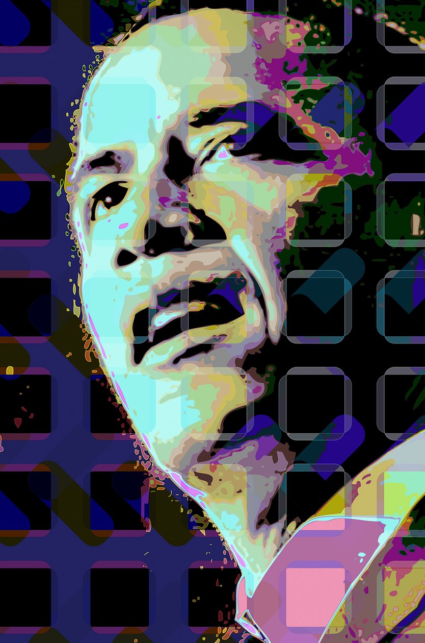 Barack Obama door Scott J. Davis