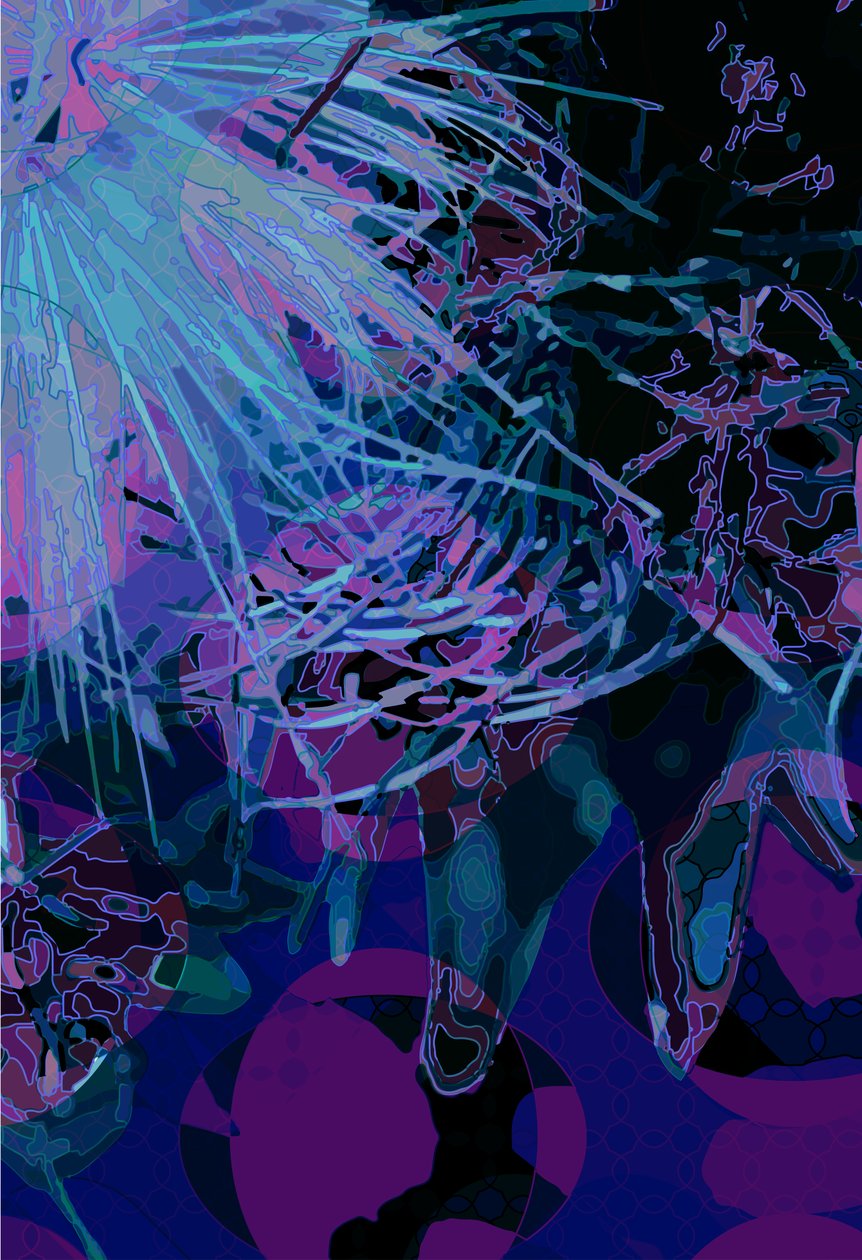 Artisjok_abst_vert3 door Scott J. Davis