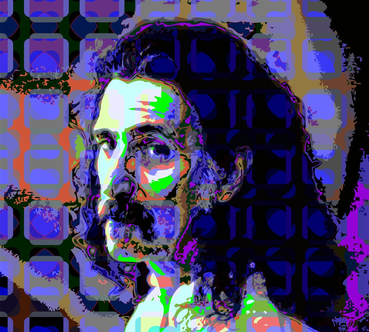 Frank Zappa door Scott J. Davis