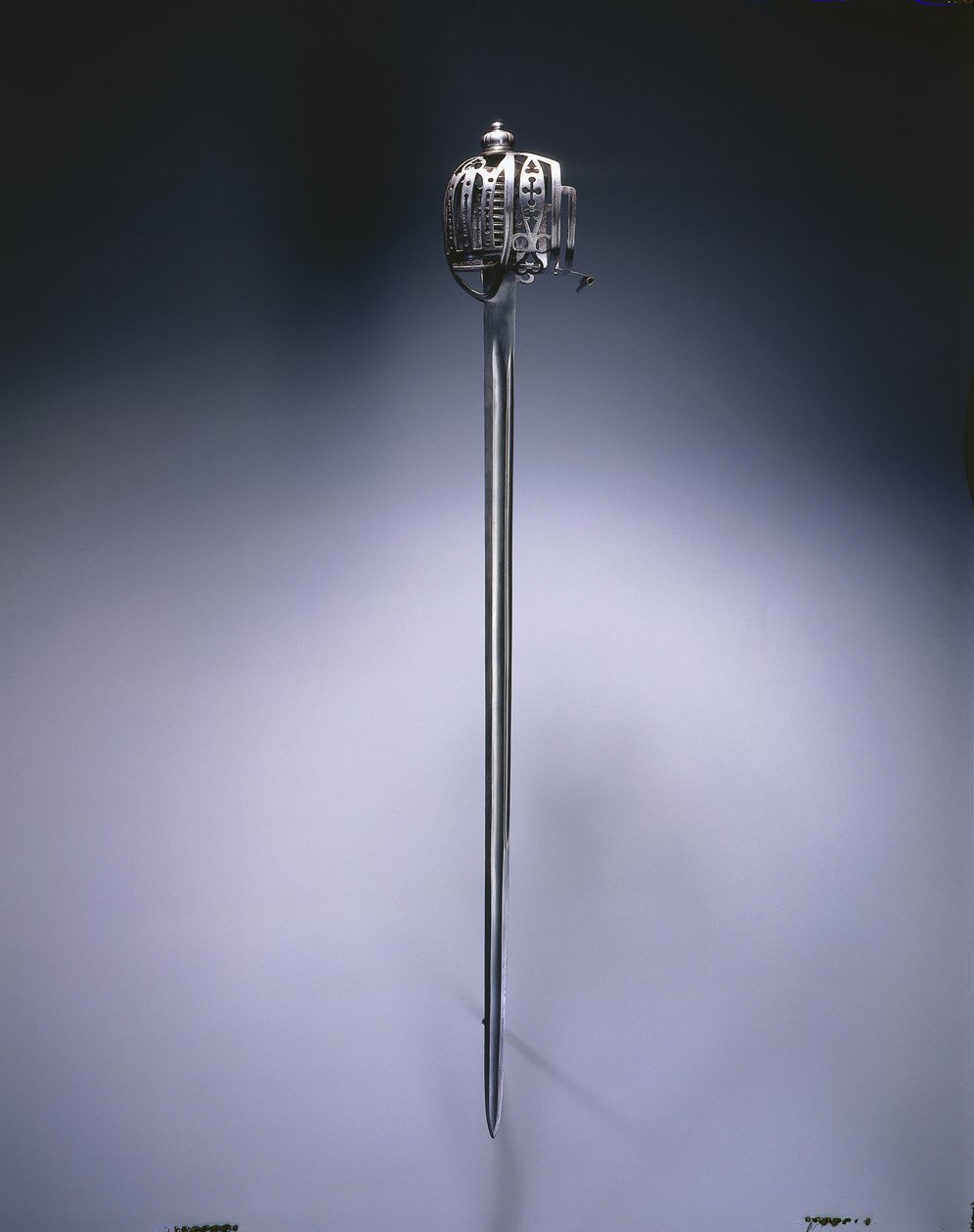 Mandgevest Broadsword, ca. 1740 door Scottish School