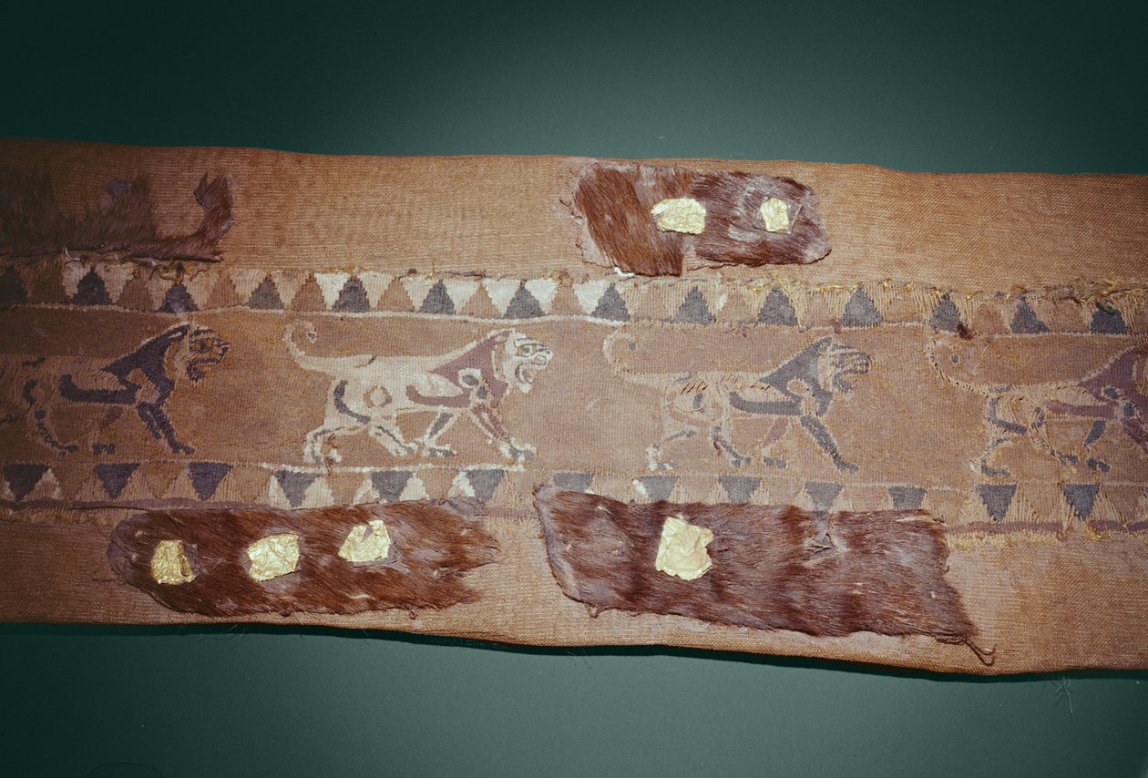 Paardenborstband met Leeuwen door Scythian