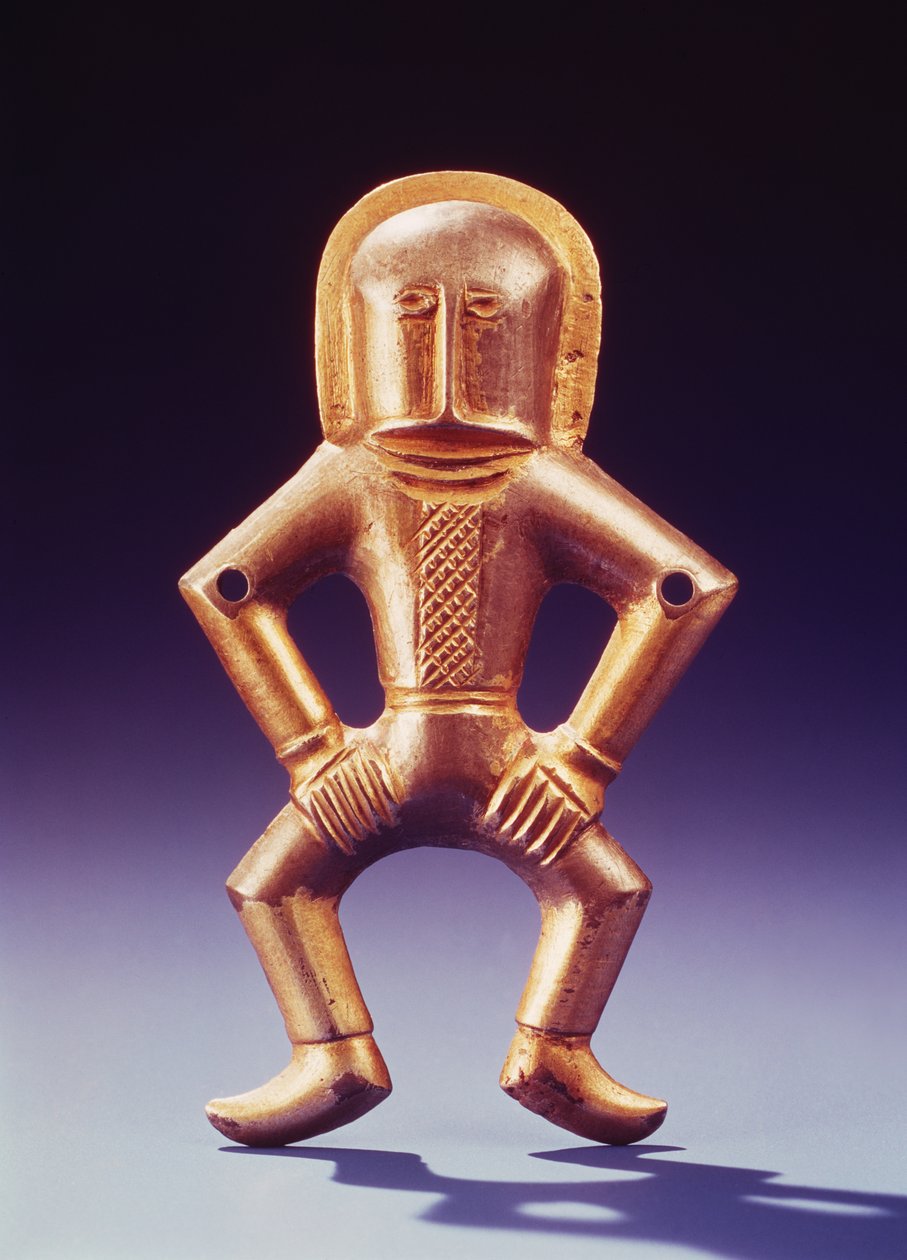 Nomade te paard (verguld zilver) door Scythian