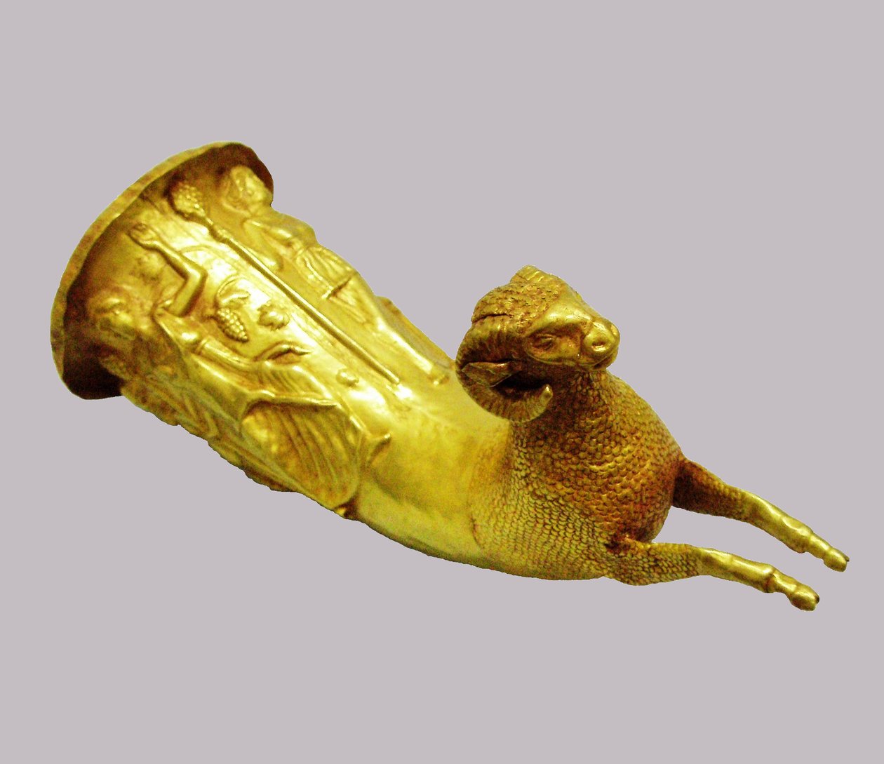 Rhyton Drinkhoorn, 5e-4e eeuw v.Chr. door Scythian