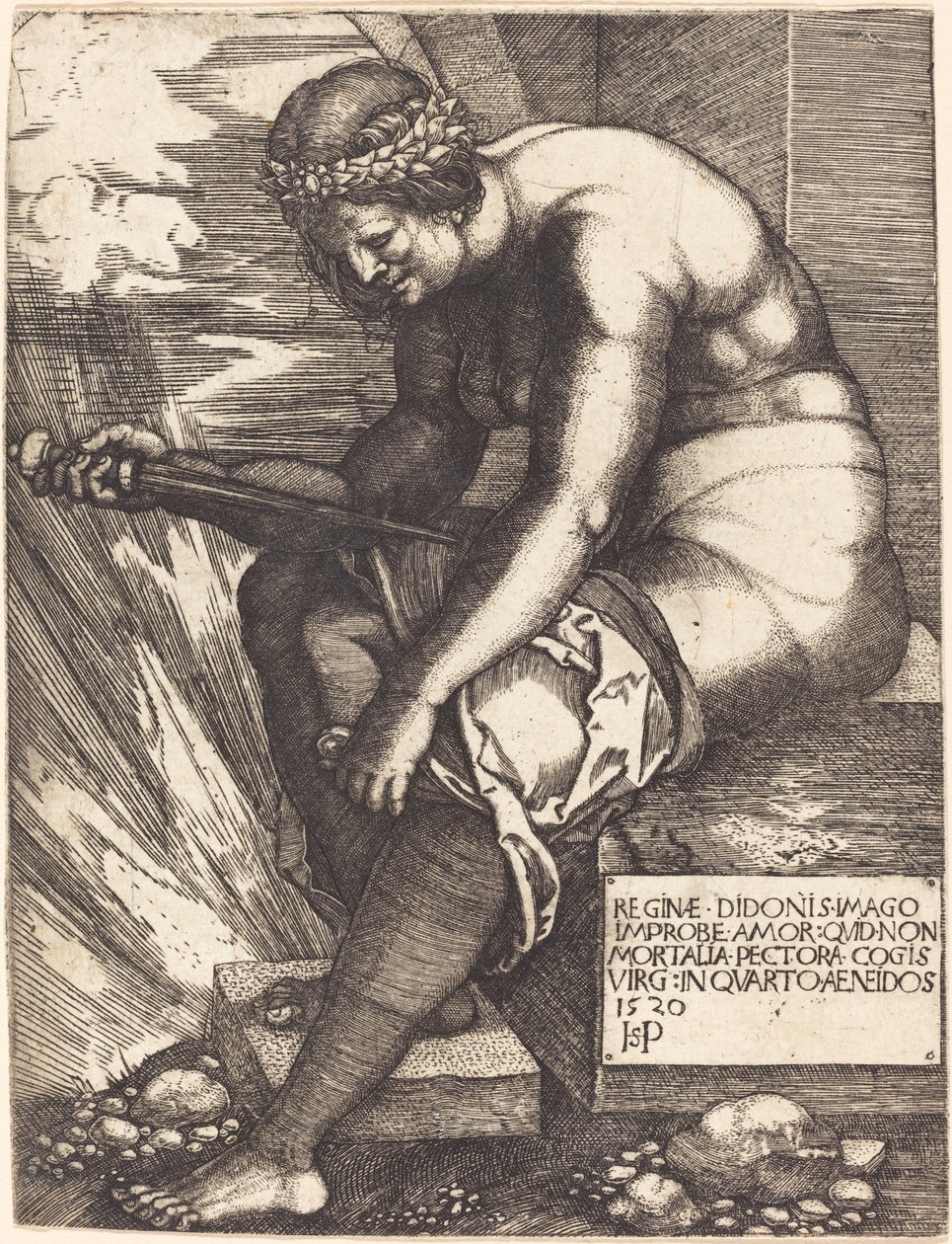 Dido door Sebald Beham